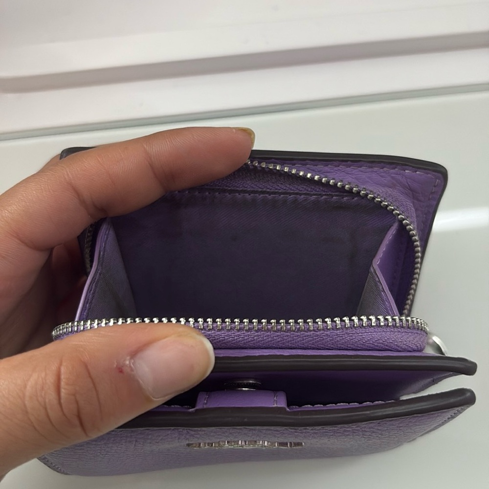 Purple Coach Wallet - Picture 4 of 5